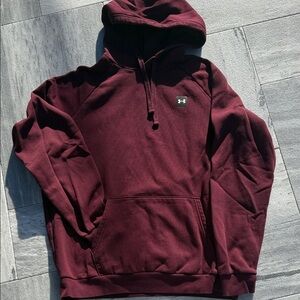 Under Armour Men's Dark Red Hoodie
